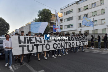 2024-06-14 - Manifestazione tifosi della S.S. Lazio contro il Presidente Claudio Lotito - MANIFESTAZIONE TIFOSI S.S. LAZIO - NEWS - CHRONICLE