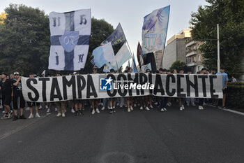 2024-06-14 - Manifestazione tifosi della S.S. Lazio contro il Presidente Claudio Lotito - MANIFESTAZIONE TIFOSI S.S. LAZIO - NEWS - CHRONICLE