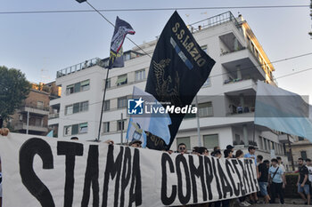 2024-06-14 - Manifestazione tifosi della S.S. Lazio contro il Presidente Claudio Lotito - MANIFESTAZIONE TIFOSI S.S. LAZIO - NEWS - CHRONICLE