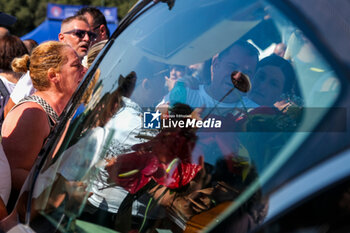 2024-07-29 - The funerals of the three victims of the collapse of the Vela Celeste in Scampia, Naples, 29 July 2024. - NAPLES, FUNERAL OF THE THREE SCAMPIA VICTIMS - NEWS - CHRONICLE