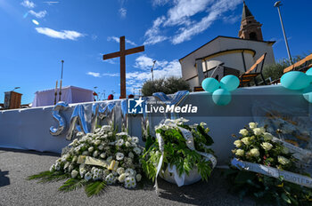 2024-10-11 - General view of preparing for the funeral of Sammy Basso. - SAMMY BASSO'S FUNERAL - NEWS - CHRONICLE