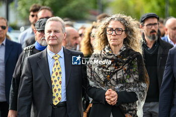 2024-10-11 - The parents of Sammy Basso in the funeral procession - SAMMY BASSO'S FUNERAL - NEWS - CHRONICLE