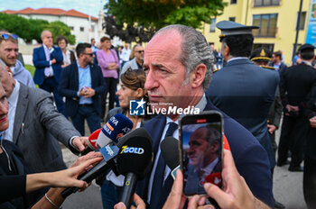 2024-10-11 - The faithful in prayer at the Tezze sul Brenta Stadium (Vi) - SAMMY BASSO'S FUNERAL - NEWS - CHRONICLE