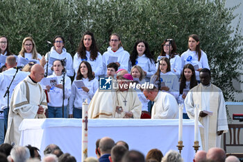 2024-10-11 - The Bishop of Vicenza Monsignor Giuliano Brugnotto Moments from Sammy Basso's funeral celebration - SAMMY BASSO'S FUNERAL - NEWS - CHRONICLE