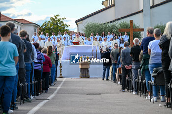 2024-10-11 - The Bishop of Vicenza Monsignor Giuliano Brugnotto Moments from Sammy Basso's funeral celebration - SAMMY BASSO'S FUNERAL - NEWS - CHRONICLE