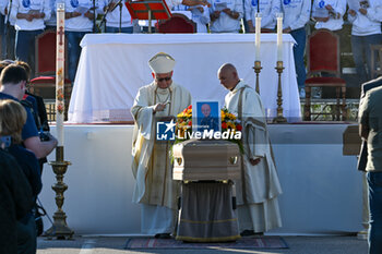 2024-10-11 - The Bishop of Vicenza Monsignor Giuliano Brugnotto Moments from Sammy Basso's funeral celebration - SAMMY BASSO'S FUNERAL - NEWS - CHRONICLE