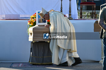 2024-10-11 - The Bishop of Vicenza Monsignor Giuliano Brugnotto Moments from Sammy Basso's funeral celebration - SAMMY BASSO'S FUNERAL - NEWS - CHRONICLE