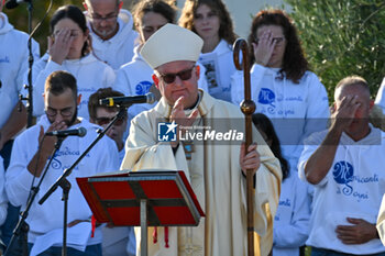 2024-10-11 - The Bishop of Vicenza Monsignor Giuliano Brugnotto Moments from Sammy Basso's funeral celebration - SAMMY BASSO'S FUNERAL - NEWS - CHRONICLE