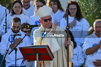 2024-10-11 - The Bishop of Vicenza Monsignor Giuliano Brugnotto Moments from Sammy Basso's funeral celebration - SAMMY BASSO'S FUNERAL - NEWS - CHRONICLE