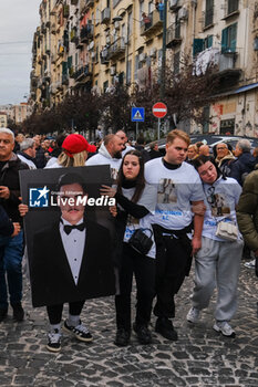 2024-11-14 - Funeral of Arcangelo Correra, the 18-year-old who was shot in the head on the night of 8-9 November in the nearby square of Sedil Capuano in Naples. - NAPOLI FUNERAL OF ARCANGELO CORRERA - NEWS - CHRONICLE