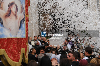 2024-11-14 - Funeral of Arcangelo Correra, the 18-year-old who was shot in the head on the night of 8-9 November in the nearby square of Sedil Capuano in Naples. - NAPOLI FUNERAL OF ARCANGELO CORRERA - NEWS - CHRONICLE