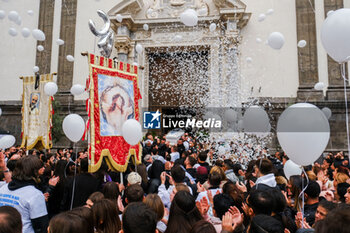 2024-11-14 - Funeral of Arcangelo Correra, the 18-year-old who was shot in the head on the night of 8-9 November in the nearby square of Sedil Capuano in Naples. - NAPOLI FUNERAL OF ARCANGELO CORRERA - NEWS - CHRONICLE