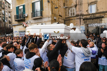 2024-11-14 - Funeral of Arcangelo Correra, the 18-year-old who was shot in the head on the night of 8-9 November in the nearby square of Sedil Capuano in Naples. - NAPOLI FUNERAL OF ARCANGELO CORRERA - NEWS - CHRONICLE