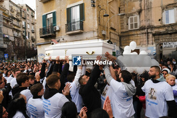 2024-11-14 - Funeral of Arcangelo Correra, the 18-year-old who was shot in the head on the night of 8-9 November in the nearby square of Sedil Capuano in Naples. - NAPOLI FUNERAL OF ARCANGELO CORRERA - NEWS - CHRONICLE