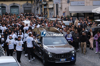 2024-11-14 - Funeral of Arcangelo Correra, the 18-year-old who was shot in the head on the night of 8-9 November in the nearby square of Sedil Capuano in Naples. - NAPOLI FUNERAL OF ARCANGELO CORRERA - NEWS - CHRONICLE