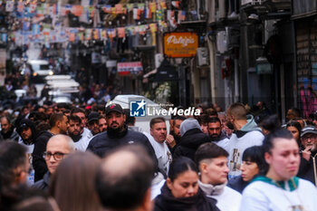 2024-11-14 - Funeral of Arcangelo Correra, the 18-year-old who was shot in the head on the night of 8-9 November in the nearby square of Sedil Capuano in Naples. - NAPOLI FUNERAL OF ARCANGELO CORRERA - NEWS - CHRONICLE