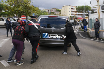 2024-11-19 - A loud explosion occurred yesterday in a shed in Ercolano, via Patacca, where fireworks were being produced and stored without authorisation. Three were the victims, an 18-year-old foreign boy, Samuel Tafciu, father of a four-month-old girl, and 26-year-old twins Sara and Aurora Esposito. All were on their first day of work. Today they extracted the bodies of the twins taken away by the mortuary van. - HERCULANEUM, EXPLOSION OF ILLEGAL FIREWORKS FACTORY - NEWS - CHRONICLE