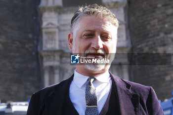 2024-11-21 - The Minister of Culture, Alessandro Giuli, at the Maschio Angioino in Naples to attend the conference in memory of the historian Giuseppe Galasso. - ALESSANDRO GIULI, ITALIAN MINISTER OF CULTURE - NEWS - CHRONICLE