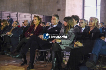 2024-11-21 - The Minister of Culture, Alessandro Giuli, at the Maschio Angioino in Naples to attend the conference in memory of the historian Giuseppe Galasso. - ALESSANDRO GIULI, ITALIAN MINISTER OF CULTURE - NEWS - CHRONICLE