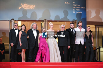 2024-05-15 - Michael DeLuca, Pamela Abdy, Doug Mitchell, Alyla Browne, Anya Taylor-Joy, George Miller, Chris Hemsworth, Elsa Pataky and Tom Burke attend 