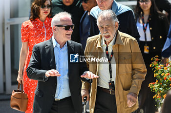 2024-05-17 - Francis Ford Coppola and Cannes Film Festival General Delegate Thierry Fremaux attend the 