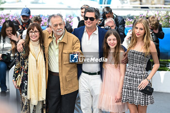 2024-05-17 - Talia Shire, Francis Ford Coppola, Roman Coppola, Romy Croquet attend the 