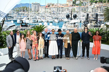 2024-05-17 - Roman Coppola, Romy Croquet, Grace VanderWaal, Talia Shire, Jon Voight, Nathalie Emmanuel, Giancarlo Esposito, Francis Ford Coppola, Laurence Fishburne, Adam Driver and Aubrey Plaza attend the 