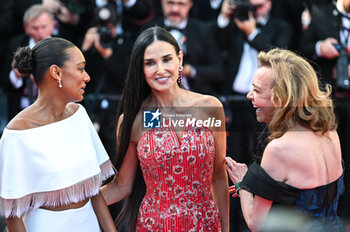 2024-05-17 - Demi Moore, Sophie Wilde and Caroline Scheufele attend the 