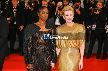 2024-05-18 - Nikki Amuka-Bird and Cate Blanchett depart the 