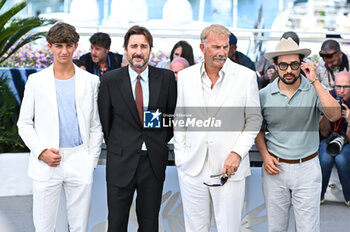 2024-05-19 - Hayes Costner, Luke Wilson, Kevin Costner and Alejandro Edda attend the 