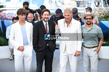 2024-05-19 - Hayes Costner, Luke Wilson, Kevin Costner and Alejandro Edda attend the 