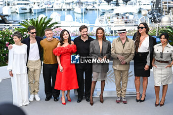 2024-05-19 - Camille, Clement Ducol, Damien Jalet, Selena Gomez, Edgar Ramirez, Zoe Saldana, Jacques Audiard, Karla Sofia Gascon and Adriana Paz attend the 