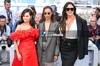 2024-05-19 - Selena Gomez, Zoe Saldana, and Karla Sofia Gascon attend the 