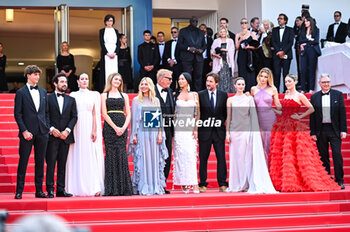 2024-05-19 - Hayes Costner, Alejandro Edda, Jena Malone, Georgia MacPhail, Sienna Miller, Kevin Costner, Wase Chief, Luke Wilson, Ella Hunt, Abbey Lee Kershaw and Isabelle Fuhrman attend the 