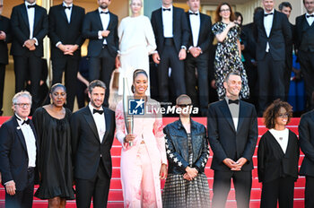 2024-05-21 - Thierry Rey, Marie-Jose Perec, Tony Estanguet, Iliana Rupert, Marie Patouillet and Alexis Hanquinquant attend the 