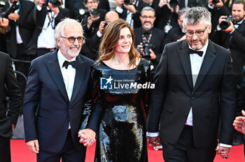 2024-05-21 - Christophe Honore, Chiara Mastroianni and Fabrice Luchini attend the 