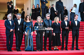 2024-05-21 - Fabrice Luchini, Christophe Honore, Chiara Mastroianni, Catherine Deneuve, Benjamin Biolay, Nicole Garcia, Melvil Poupaud and Hugh Skinner attend the 