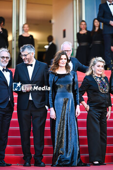 2024-05-21 - Christophe Honore, Chiara Mastroianni and Catherine Deneuve attend the 