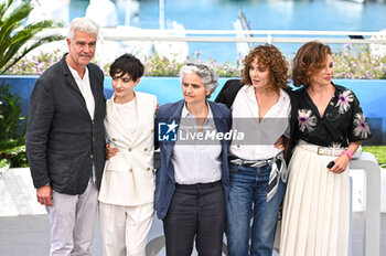2024-05-22 - Tecla Insolia, Viola Prestieri, Valeria Golino and Jasmine Trinca attend the Rendez-Vous With Valeria Golino Photocall at the 77th annual Cannes Film Festival at Palais des Festivals on May 22, 2024 in Cannes, France. - 