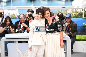 2024-05-22 - Tecla Insolia and Jasmine Trinca attend the Rendez-Vous With Valeria Golino Photocall at the 77th annual Cannes Film Festival at Palais des Festivals on May 22, 2024 in Cannes, France. - 