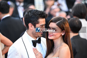 2024-05-25 - Jeremy Jauncey and Pia Wurtzbach attend the Red Carpet of the closing ceremony at the 77th annual Cannes Film Festival at Palais des Festivals on May 25, 2024 in Cannes, France. - CLOSING CEREMONY - THE 77TH ANNUAL CANNES FILM FESTIVAL - NEWS - CULTURE