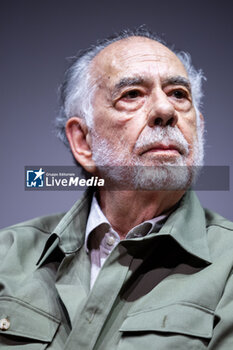 2024-10-15 - Director Francis Ford Coppola attends the Francis Ford Coppola Masterclass during the 19th Rome Film Festival at Sala Sinopoli on October 15, 2024 in Rome, Italy. - FRANCIS FORD COPPOLA RECEIVES THE 'LUPA CAPITOLINA'  - NEWS - CULTURE