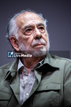 2024-10-15 - Director Francis Ford Coppola attends the Francis Ford Coppola Masterclass during the 19th Rome Film Festival at Sala Sinopoli on October 15, 2024 in Rome, Italy. - FRANCIS FORD COPPOLA RECEIVES THE 'LUPA CAPITOLINA'  - NEWS - CULTURE