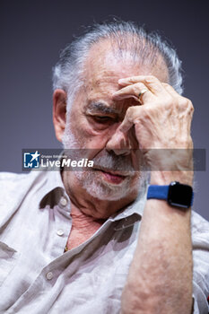 2024-10-15 - Director Francis Ford Coppola attends the Francis Ford Coppola Masterclass during the 19th Rome Film Festival at Sala Sinopoli on October 15, 2024 in Rome, Italy. - FRANCIS FORD COPPOLA RECEIVES THE 'LUPA CAPITOLINA'  - NEWS - CULTURE