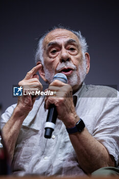 2024-10-15 - Director Francis Ford Coppola attends the Francis Ford Coppola Masterclass during the 19th Rome Film Festival at Sala Sinopoli on October 15, 2024 in Rome, Italy. - FRANCIS FORD COPPOLA RECEIVES THE 'LUPA CAPITOLINA'  - NEWS - CULTURE