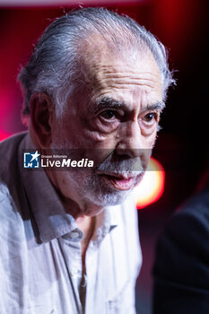 2024-10-15 - Director Francis Ford Coppola attends the Francis Ford Coppola Masterclass during the 19th Rome Film Festival at Sala Sinopoli on October 15, 2024 in Rome, Italy. - FRANCIS FORD COPPOLA RECEIVES THE 'LUPA CAPITOLINA'  - NEWS - CULTURE