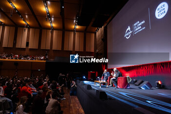 2024-10-15 - Director Francis Ford Coppola attends the Francis Ford Coppola Masterclass during the 19th Rome Film Festival at Sala Sinopoli on October 15, 2024 in Rome, Italy. - FRANCIS FORD COPPOLA RECEIVES THE 'LUPA CAPITOLINA'  - NEWS - CULTURE