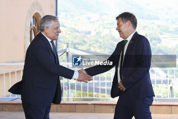 2024-07-16 - Arrival of delegations at the G7 on Trade. Antonio Tajani (Italian Minister of Foreign Affairs) welcomes Robert Habeck (Federal Minister for Economic Affairs and Climate Action) - MINISTERIAL MEETING ON TRADE  VILLA SAN GIOVANNI AND REGGIO CALABRIA, 16-17 JULY 2024  - NEWS - ECONOMY