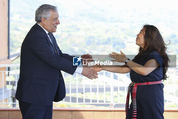 2024-07-16 - Arrival of delegations at the G7 on Trade. Antonio Tajani (Italian Minister of Foreign Affairs) welcomes Mary Ng (Canada Minister of International Trade, Export Promotion, Small Business and Economic Development) - MINISTERIAL MEETING ON TRADE  VILLA SAN GIOVANNI AND REGGIO CALABRIA, 16-17 JULY 2024  - NEWS - ECONOMY