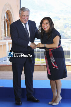 2024-07-16 - Arrival of delegations at the G7 on Trade. Antonio Tajani (Italian Minister of Foreign Affairs) welcomes Mary Ng (Canada Minister of International Trade, Export Promotion, Small Business and Economic Development) - MINISTERIAL MEETING ON TRADE  VILLA SAN GIOVANNI AND REGGIO CALABRIA, 16-17 JULY 2024  - NEWS - ECONOMY